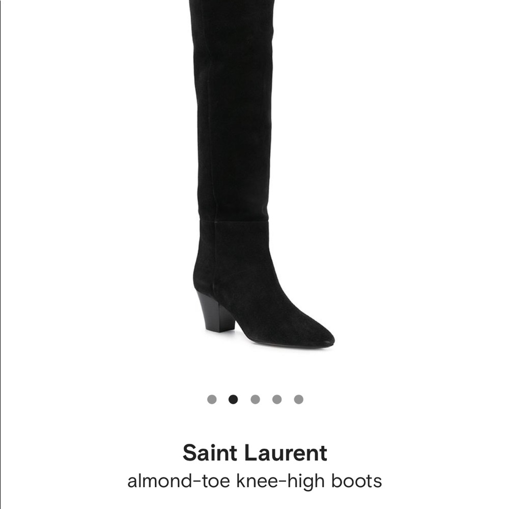 ❌SOLD❌ Brand new Saint Laurent Over the knee Suede Boots $500 pick up GTA - Picture 7 of 15